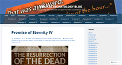 Desktop Screenshot of biblicaleschatology.org