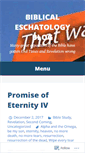Mobile Screenshot of biblicaleschatology.org